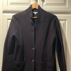 J. Crew Mercantile Womens Sweater Blazer Black - Sz M